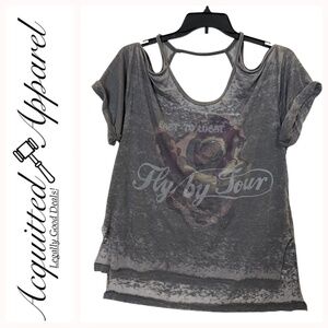 Free People East To West Fly By Tour Sheer Open Back Top